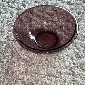 Vintage Pyrex CRANBERRY Purple Glass 2.5L MIXING 10" Nesting Bowl #325 USA